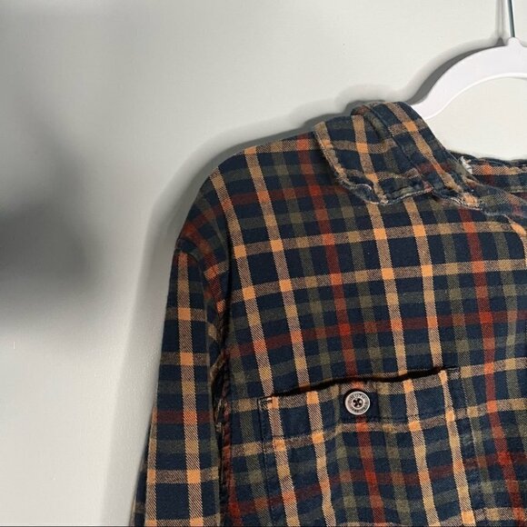 Duluth Free Swinging Flannel Shirt Red Blue Brown - Picture 2 of 6